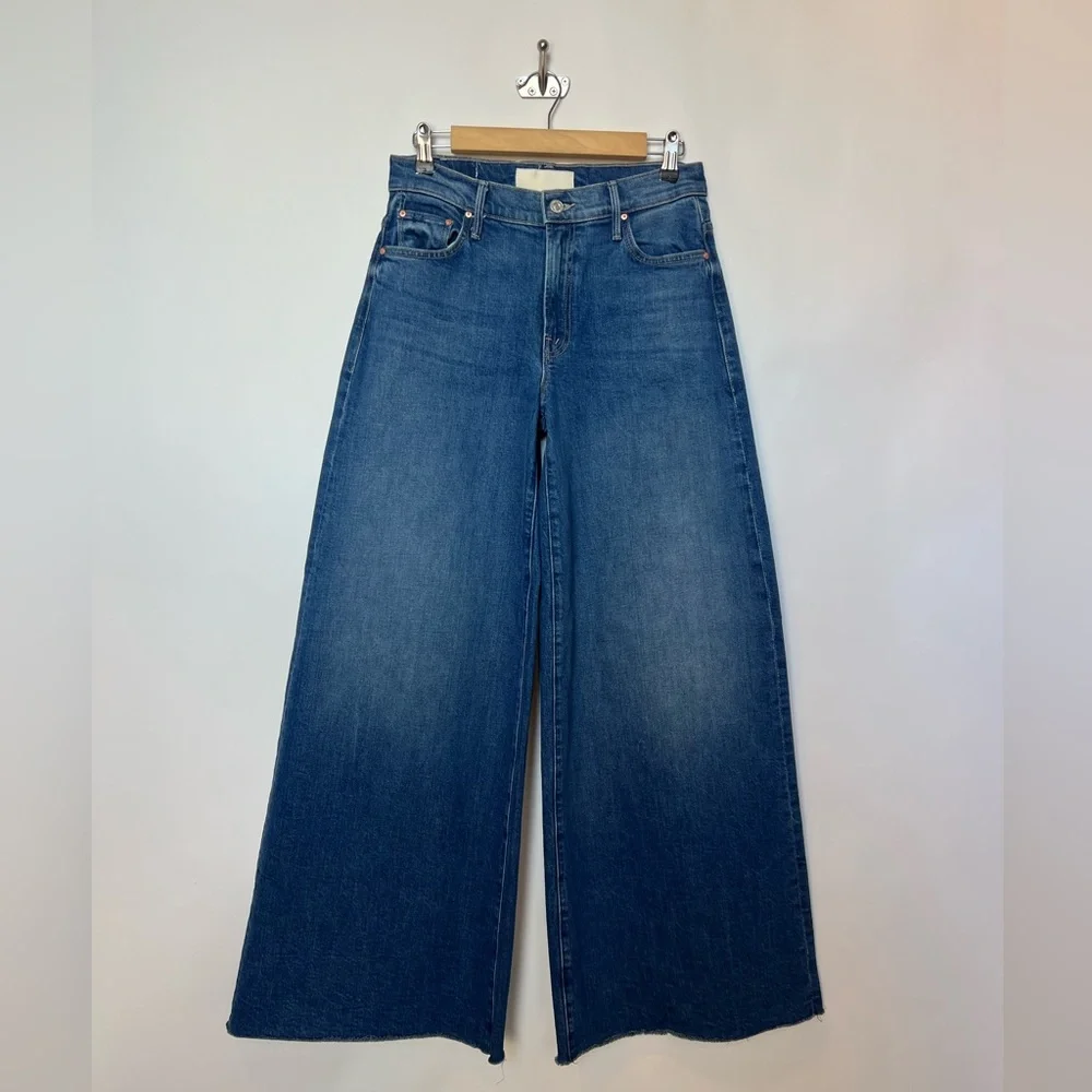 Mother The Swisher Sneak Fray Jeans Size 26 - Picture 4 of 16